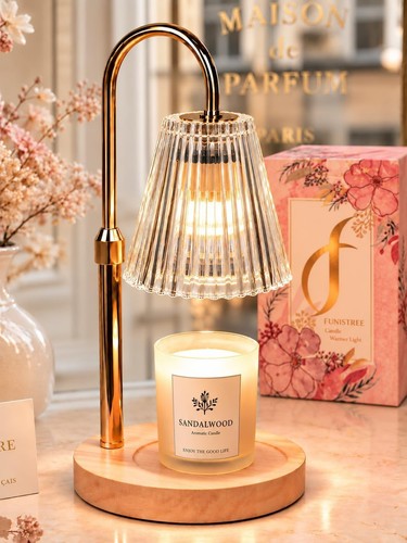 Candle warmer lamp with - ,