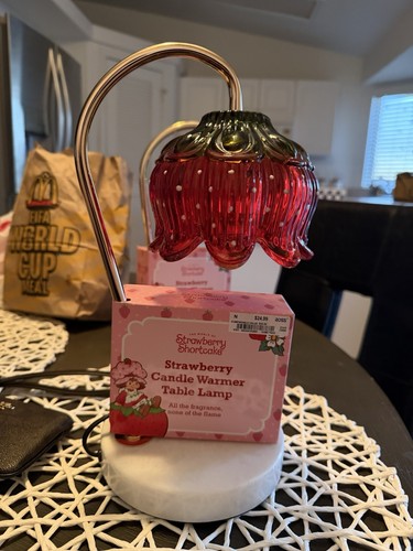 Strawberry shortcake candle - strawberry,
