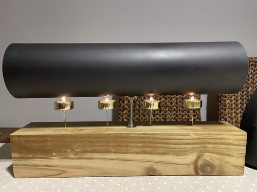 Handmade wooden tealight - wooden,