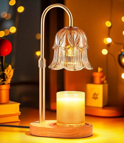 Candle warmer lamp with - with, timer
