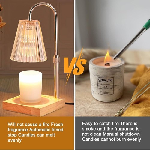 Candle warmer table lamp - candle,