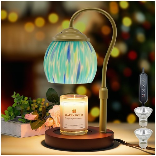 Candle warmer lamp with timer - with,
