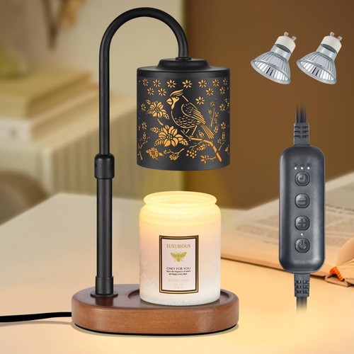 Candle warmer lamp with timer - candle,