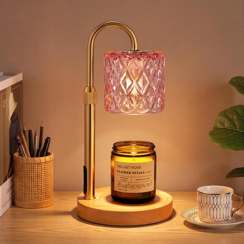 Pink candle warmer - candle, lamp