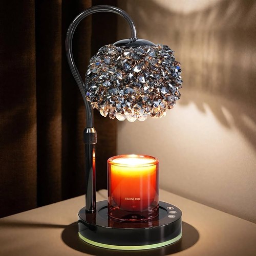 Candle warmer lamp with - candle, rgb