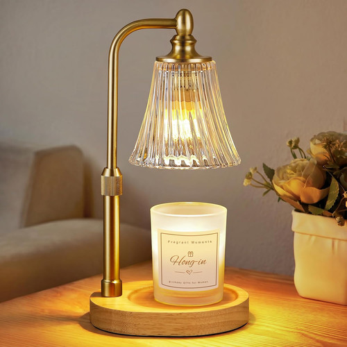 Candle warmer lamp with - candle,