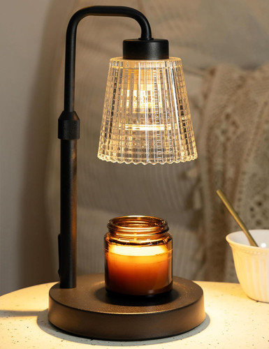 Candle warmer lamp with - candle,